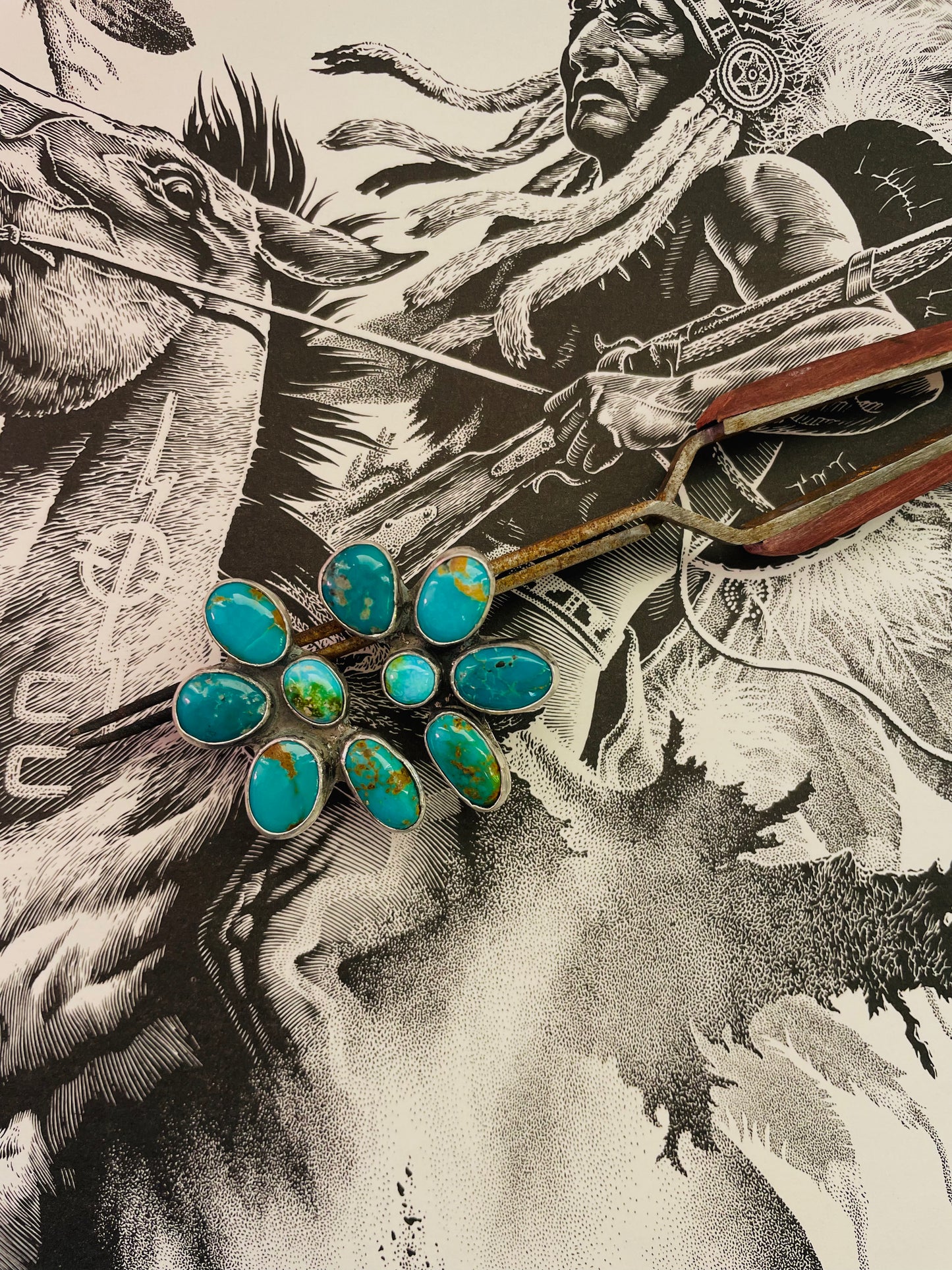 Mixed Mine Half Cluster Earrings