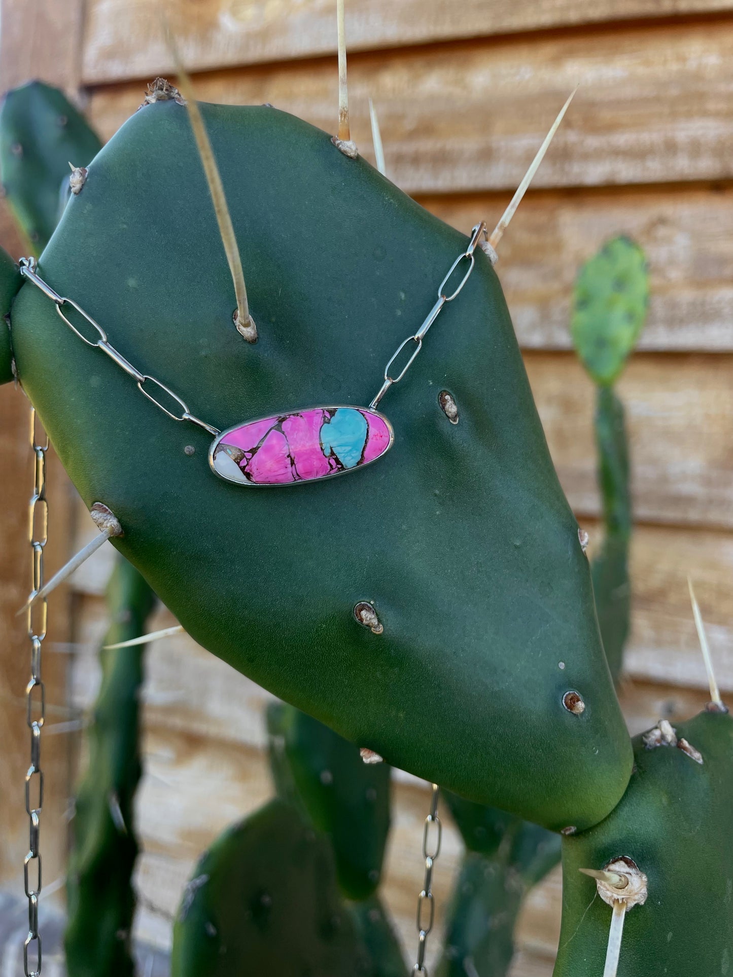 Cotton Candy Bar Necklace