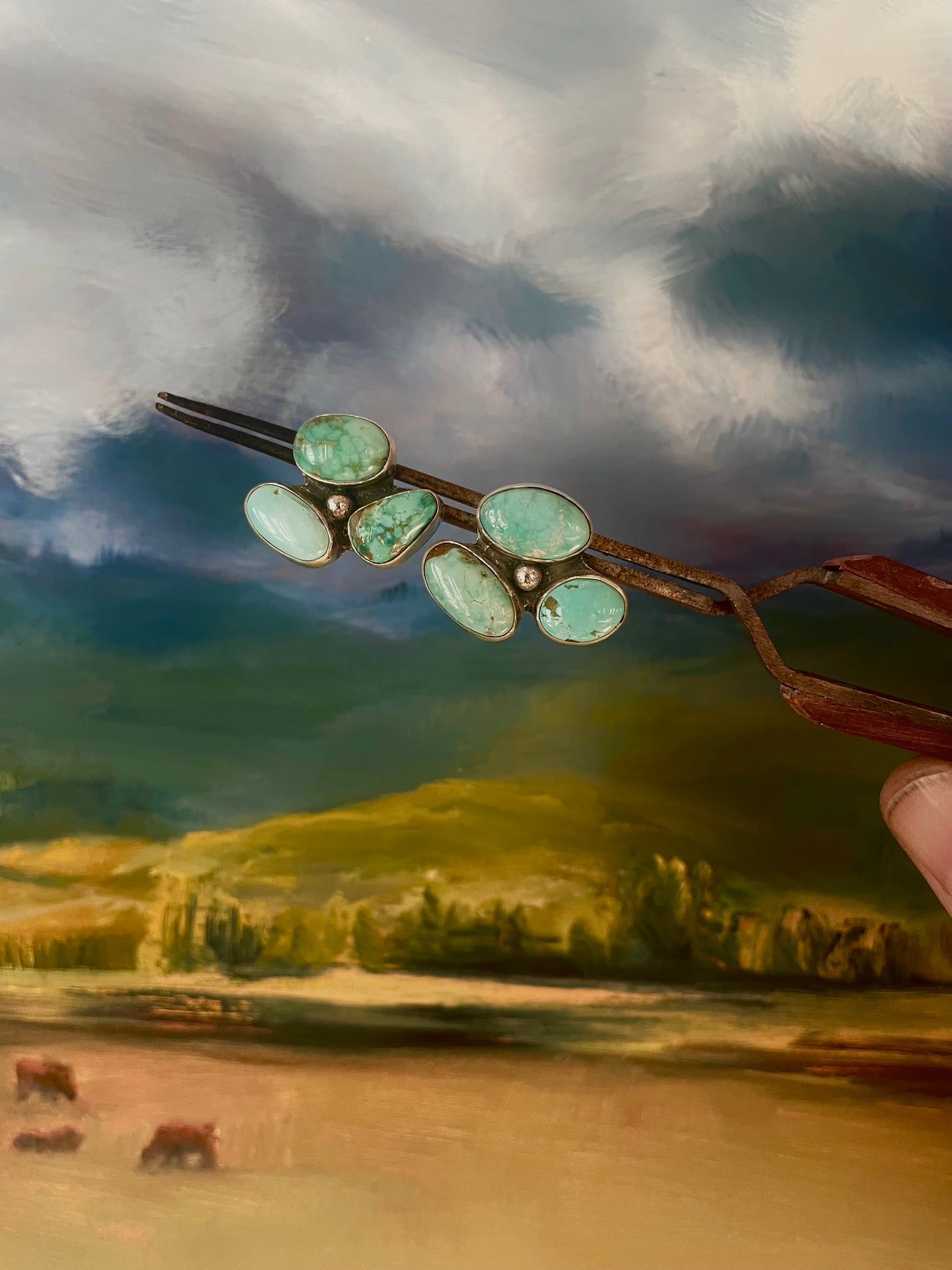 Turquoise Stud Earrings